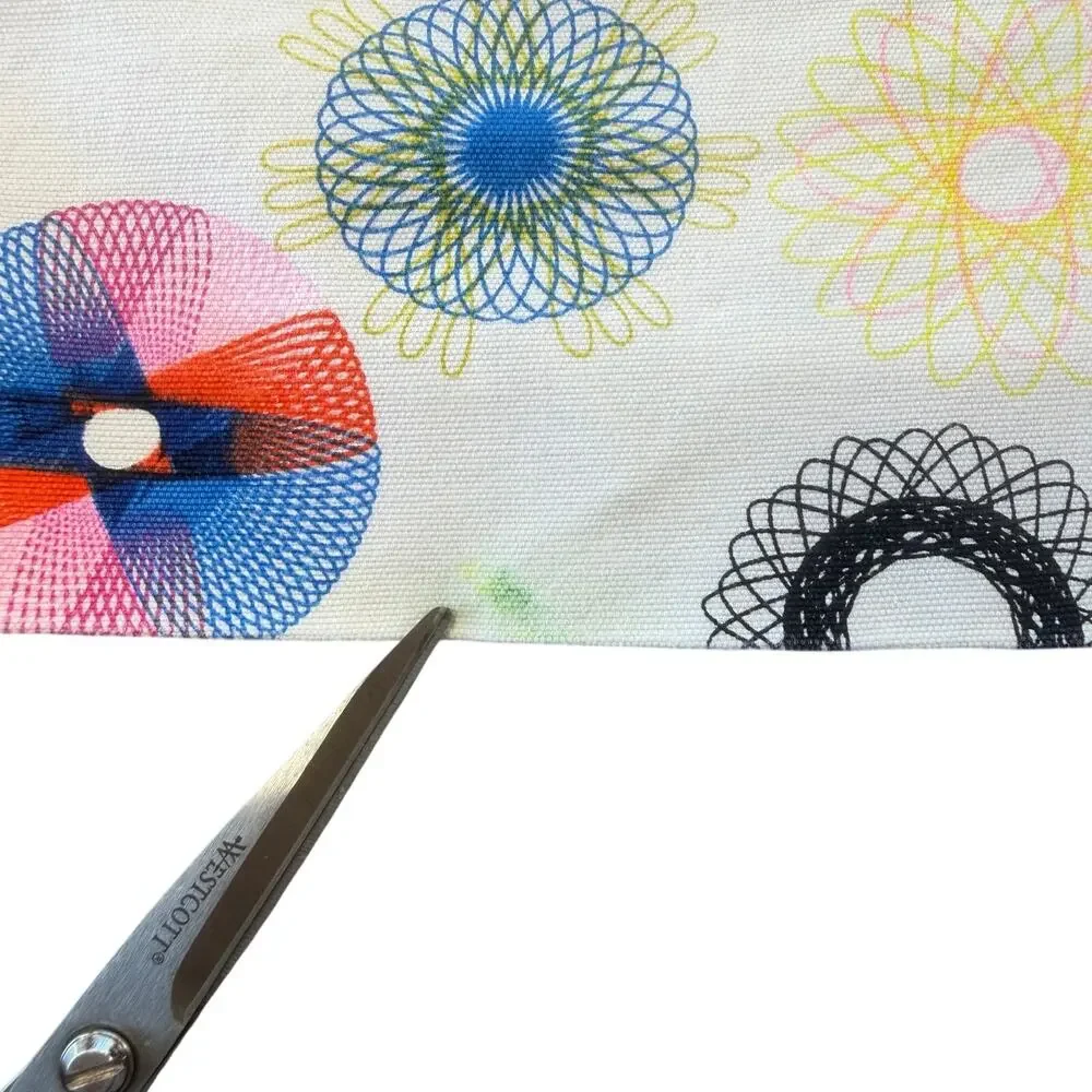 Kate Spade Saturday White Multi Color Spirograph Print Geometric Mini Skirt